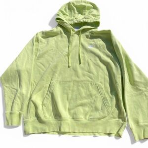 Nike Men's Lime Green Hoodie